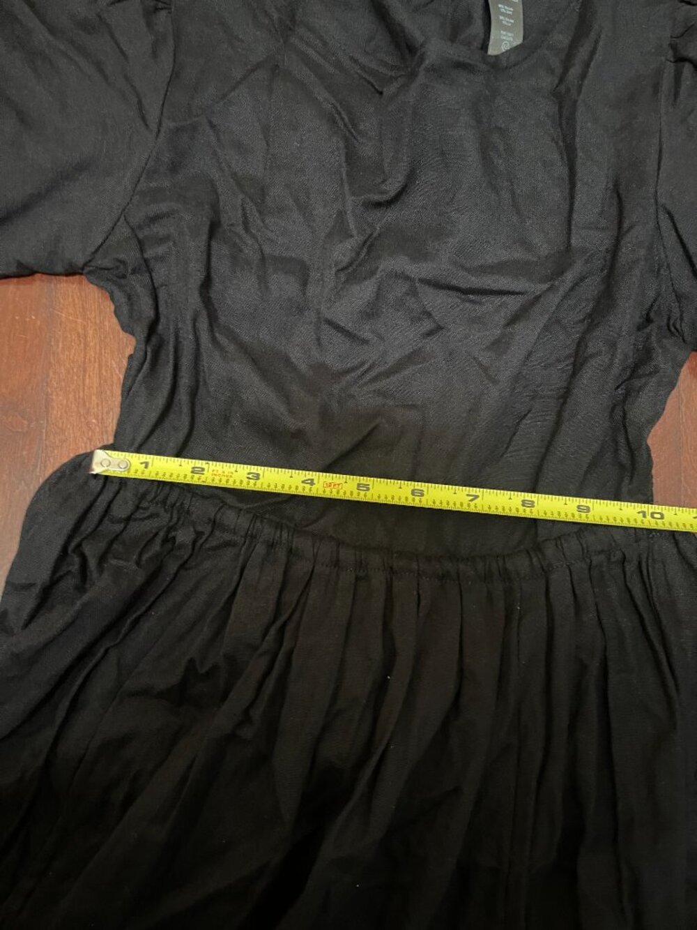 Beach Riot Weston Black Cutout Puff Sleeve Maxi Dress XS - Picture 8 of 9